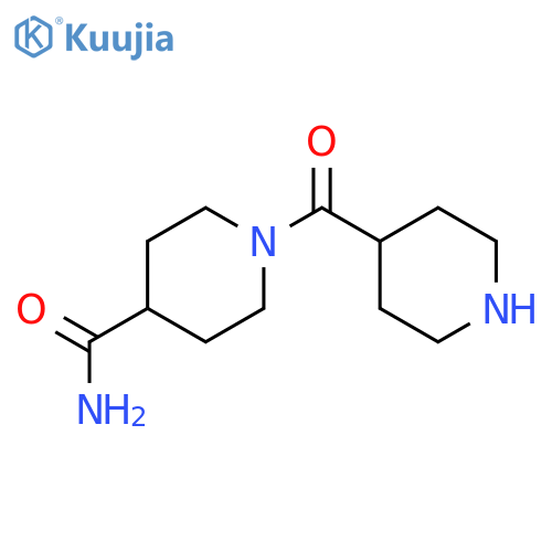 1-(Piperidine-4-carbonyl)piperidine-4-carboxamide structure