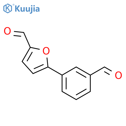 3-(5-Formylfuran-2-yl)benzaldehyde structure