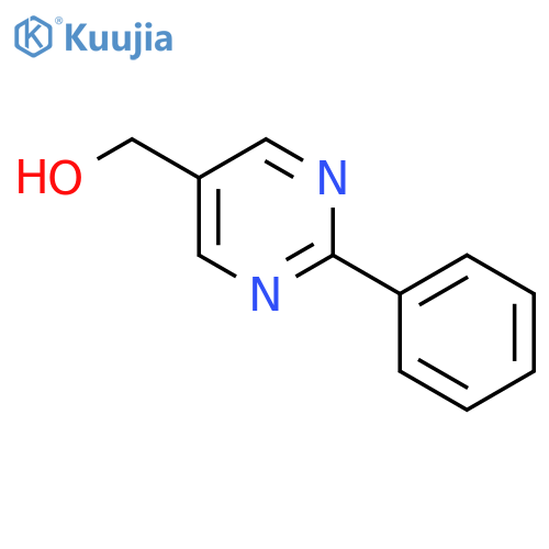 (2-phenylpyrimidin-5-yl)methanol structure