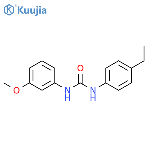 UREA, N-(4-ETHYLPHENYL)-N'-(3-METHOXYPHENYL)- structure