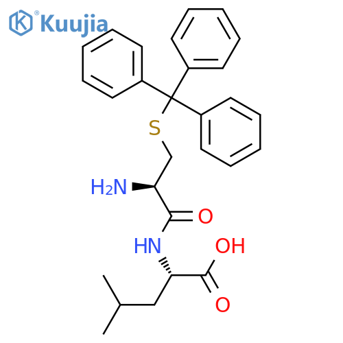 L-LEUCINE, S-(TRIPHENYLMETHYL)-L-CYSTEINYL- structure