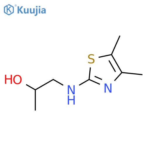 2-PROPANOL, 1-[(4,5-DIMETHYL-2-THIAZOLYL)AMINO]- structure