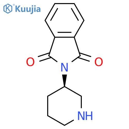 (R)-2-(Piperidin-3-yl)isoindoline-1,3-dione structure