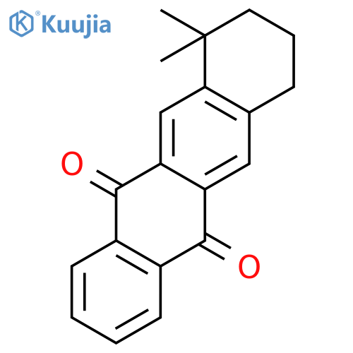 5,12-Naphthacenedione, 7,8,9,10-tetrahydro-7,7-dimethyl- structure