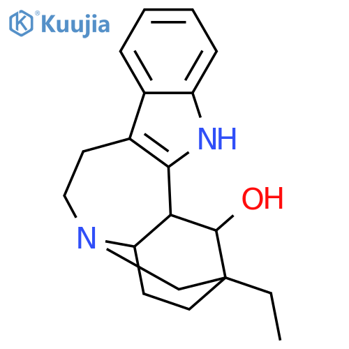 16-Hydroxyalloibogamine; (±)-form structure
