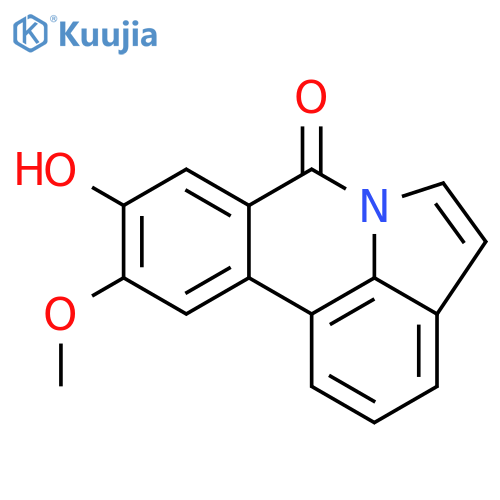 9-hydroxy-10-methoxy-1,2,3,4,5,12,15,16-octadehydrogalanthan-7-one structure