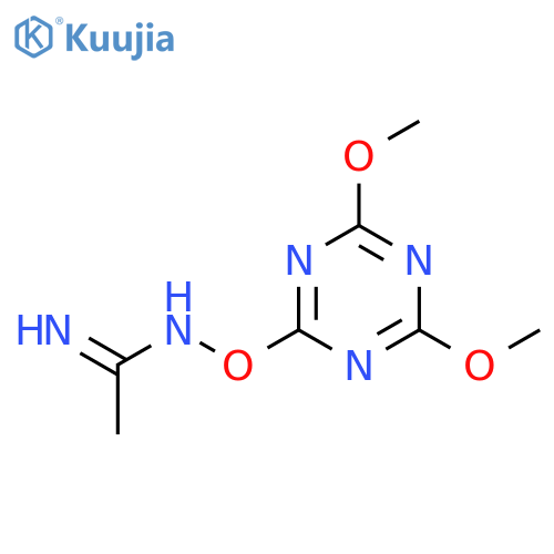 Ethanimidamide, N-[(4,6-dimethoxy-1,3,5-triazin-2-yl)oxy]- structure