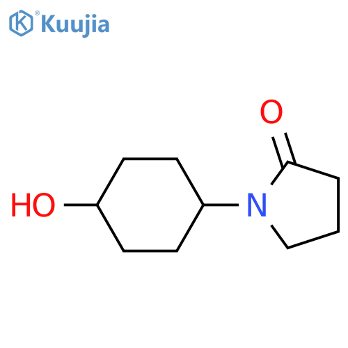 1-(1R,4R)-4-Hydroxycyclohexylpyrrolidin-2-one structure