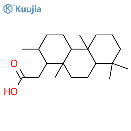 (8,13-Dimethyl-14-podocarpanyl)acetic acid structure