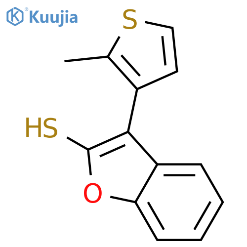 2-Benzofuranthiol, 3-(2-methyl-3-thienyl)- structure