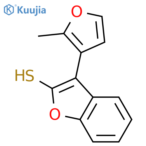 2-Benzofuranthiol, 3-(2-methyl-3-furanyl)- structure
