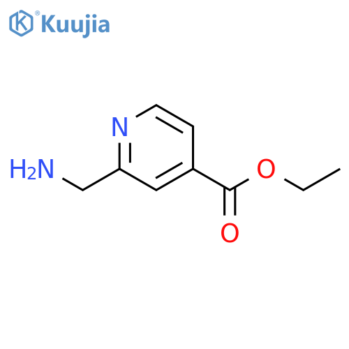 ethyl 2-(aminomethyl)pyridine-4-carboxylate structure