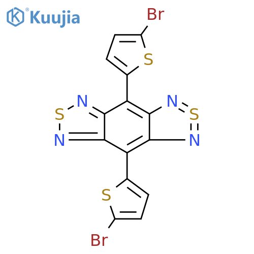 4,8-di(5-bromothiophene-2-yl)benzo[1,2-c:4,5-c']bis[1,2,5]thiadiazole structure