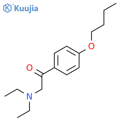Ethanone, 1-(4-butoxyphenyl)-2-(diethylamino)- structure