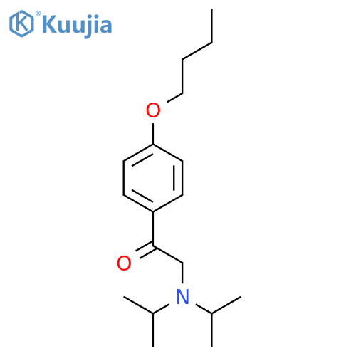Ethanone, 2-[bis(1-methylethyl)amino]-1-(4-butoxyphenyl)- structure