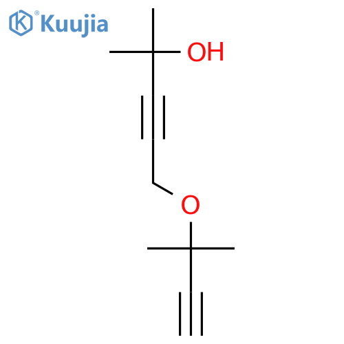 3-Pentyn-2-ol, 5-[(1,1-dimethyl-2-propynyl)oxy]-2-methyl- structure