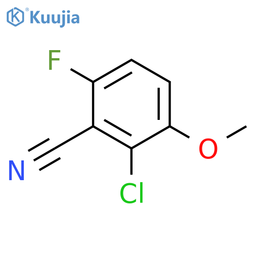 2-Chloro-6-fluoro-3-methoxybenzonitrile structure