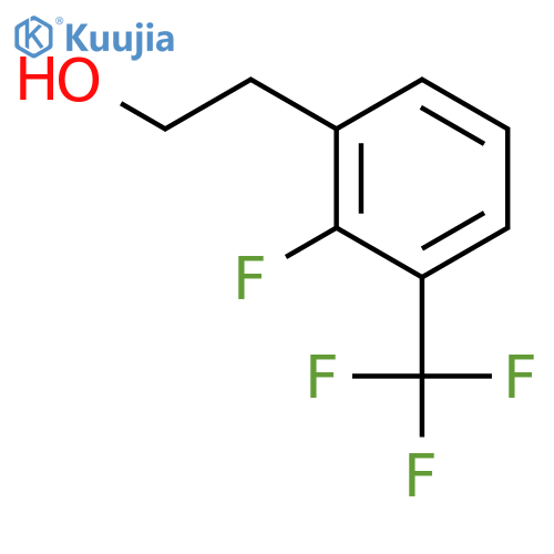 2-2-fluoro-3-(trifluoromethyl)phenylethan-1-ol structure