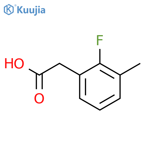 (2-Fluoro-3-methylphenyl)acetic acid structure