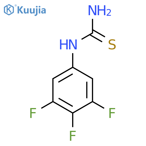 (3,4,5-trifluorophenyl)thiourea structure
