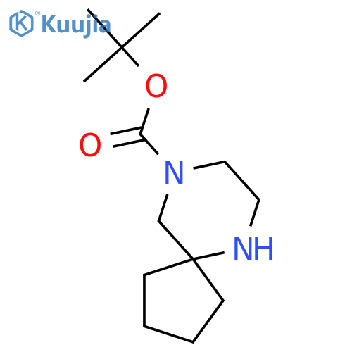 tert-butyl 6,9-diazaspiro4.5decane-9-carboxylate structure