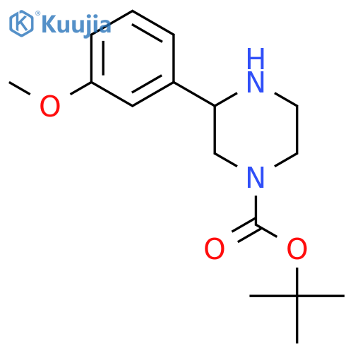 Tert-Butyl 3-(3-Methoxyphenyl)Piperazine-1-Carboxylate structure