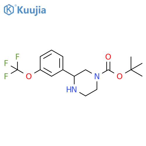 tert-butyl 3-3-(trifluoromethoxy)phenylpiperazine-1-carboxylate structure