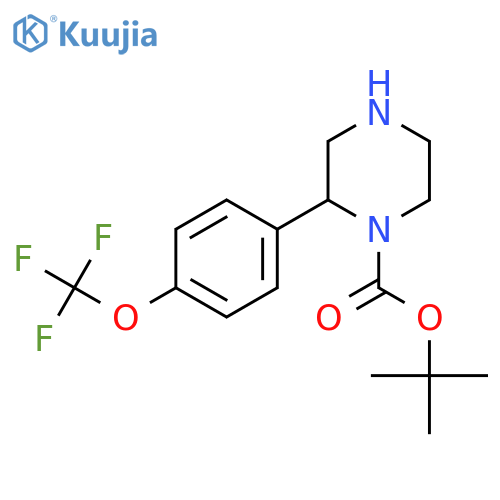 tert-butyl 2-4-(trifluoromethoxy)phenylpiperazine-1-carboxylate structure