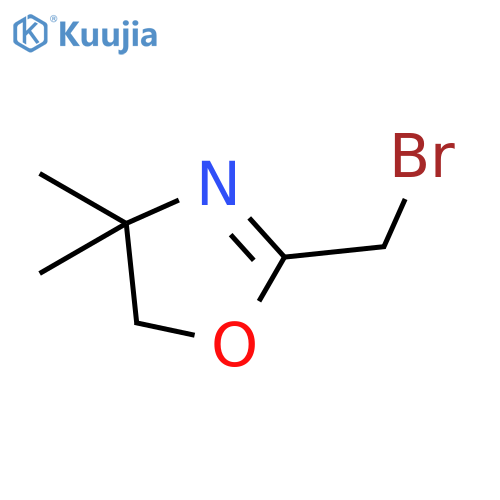 Oxazole, 2-(bromomethyl)-4,5-dihydro-4,4-dimethyl- structure
