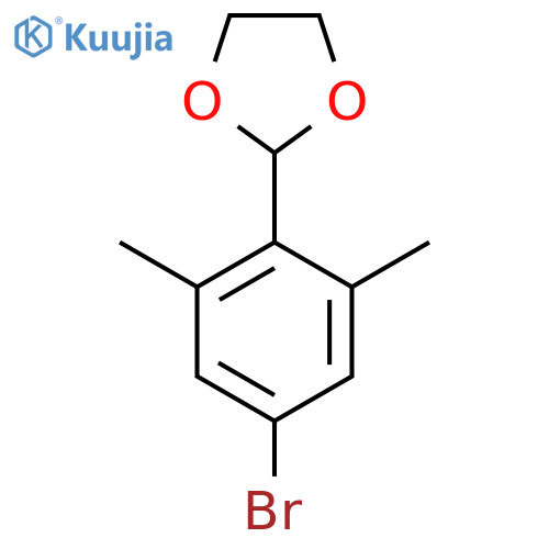 1,3-Dioxolane, 2-(4-bromo-2,6-dimethylphenyl)- structure