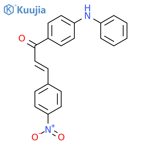 2-Propen-1-one, 3-(4-nitrophenyl)-1-[4-(phenylamino)phenyl]- structure