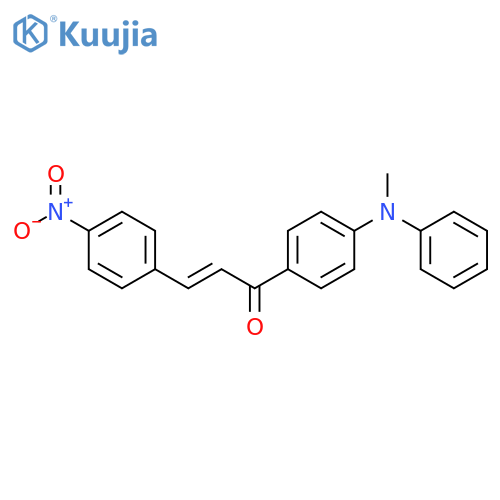2-Propen-1-one, 1-[4-(methylphenylamino)phenyl]-3-(4-nitrophenyl)- structure