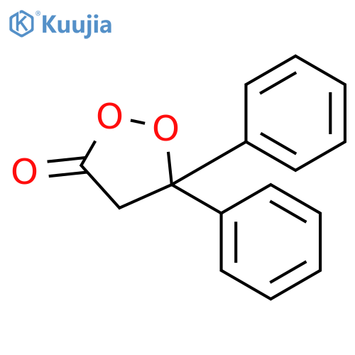 1,2-Dioxolan-3-one, 5,5-diphenyl- structure