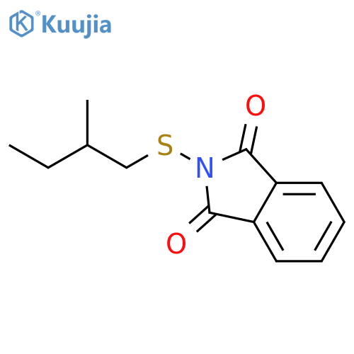 1H-Isoindole-1,3(2H)-dione, 2-[(2-methylbutyl)thio]- structure