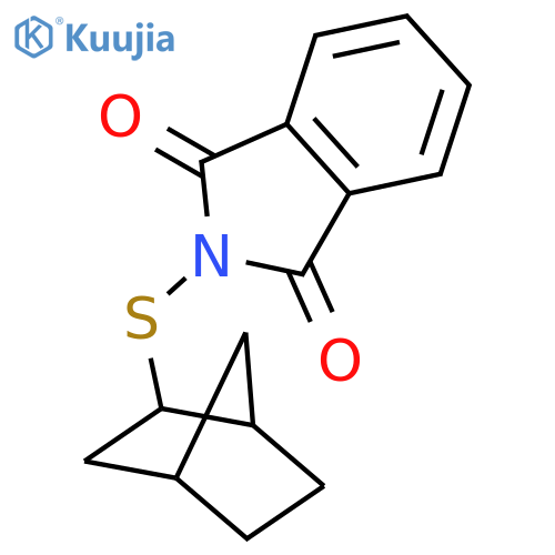1H-Isoindole-1,3(2H)-dione, 2-(bicyclo[2.2.1]hept-2-ylthio)- structure