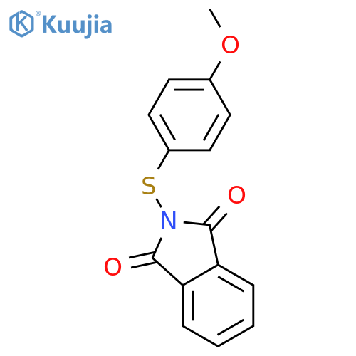 1H-Isoindole-1,3(2H)-dione, 2-[(4-methoxyphenyl)thio]- structure