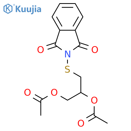 1H-Isoindole-1,3(2H)-dione, 2-[[2,3-bis(acetyloxy)propyl]thio]- structure