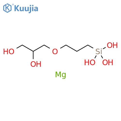 Silanetriol, [3-(2,3-dihydroxypropoxy)propyl]-, magnesium salt (9CI) structure