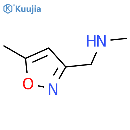methyl(5-methyl-1,2-oxazol-3-yl)methylamine structure