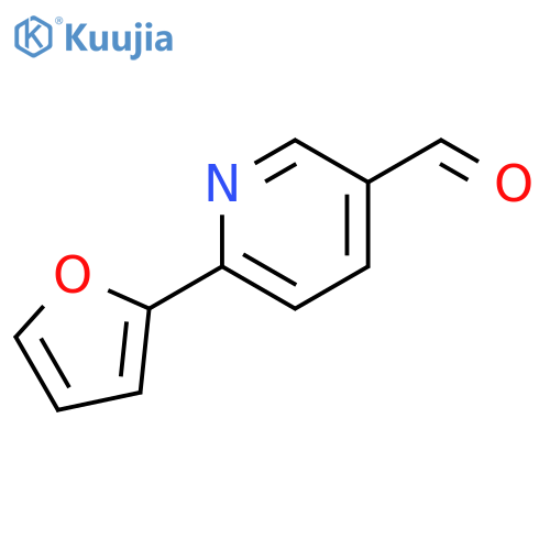 6-(furan-2-yl)pyridine-3-carbaldehyde structure