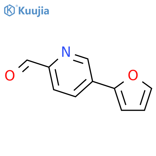 5-(2-furyl)pyridine-2-carbaldehyde structure