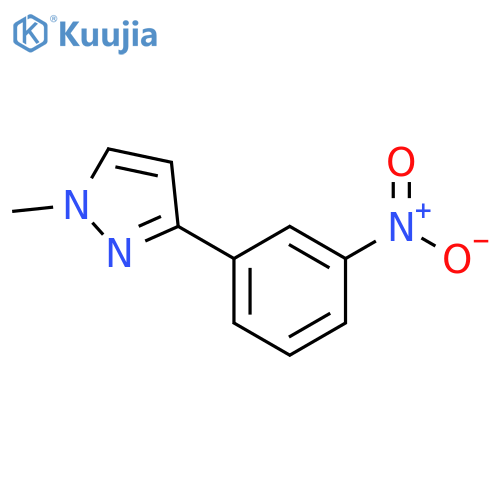 1-Methyl-3-(3-nitro-phenyl)-1H-pyrazole structure