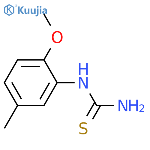 1-(2-Methoxy-5-methylphenyl)-2-thiourea structure