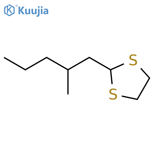 1,3-Dithiolane, 2-(2-methylpentyl)- structure