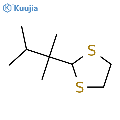1,3-Dithiolane, 2-(1,1,2-trimethylpropyl)- structure