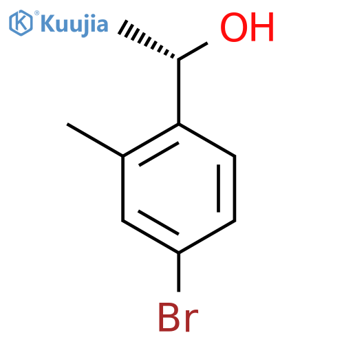 (1S)-1-(4-bromo-2-methylphenyl)ethan-1-ol structure