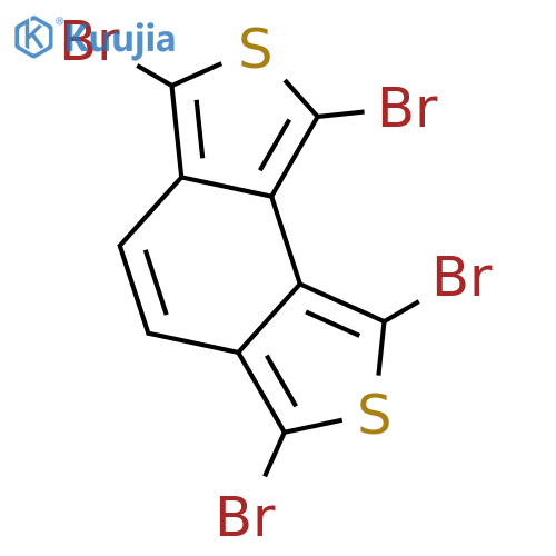 Benzo[1,2-c:3,4-c']dithiophene, 1,3,6,8-tetrabromo- structure