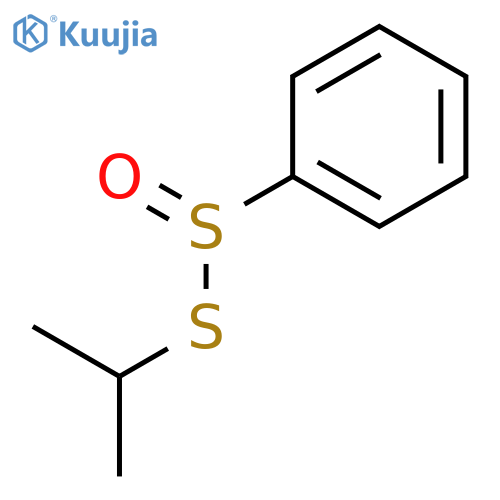Benzenesulfinothioic acid, S-(1-methylethyl) ester structure