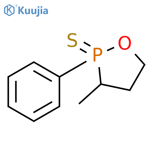 1,2-OXAPHOSPHOLANE, 3-METHYL-2-PHENYL-, 2-SULFIDE structure