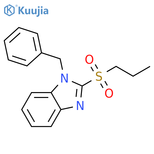 1-benzyl-2-(propane-1-sulfonyl)-1H-1,3-benzodiazole structure